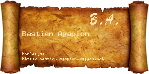 Bastien Agapion névjegykártya